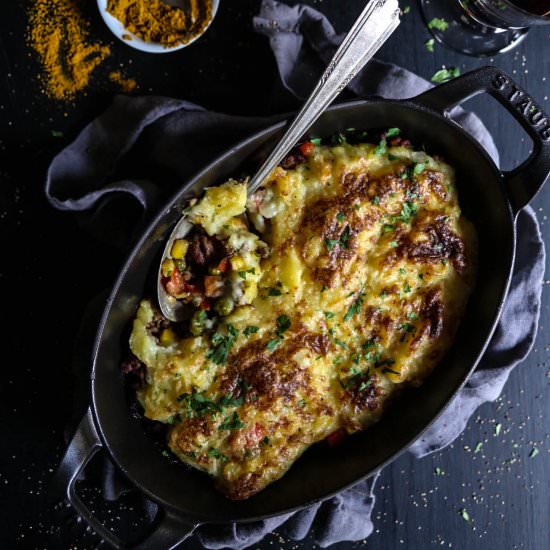 Curry Coconut Shepherd’s Pie