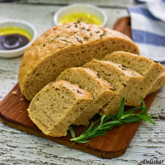 Rosemary Wholewheat Bread