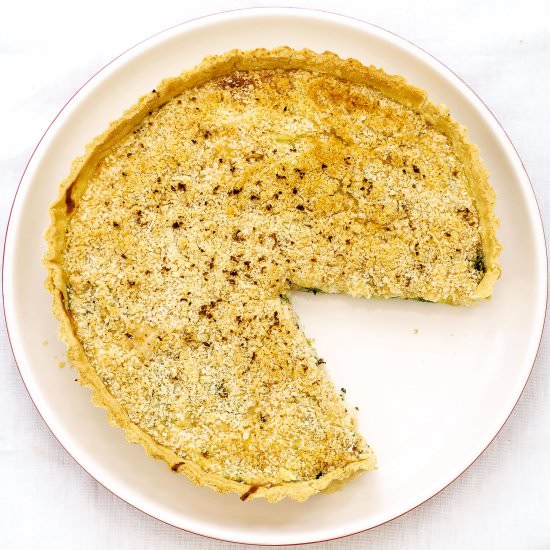 smoked yellow fish tart