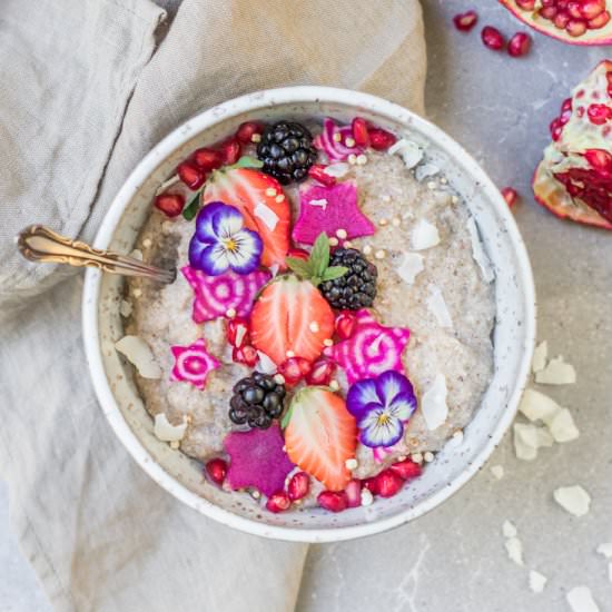 Warming buckwheat porridge