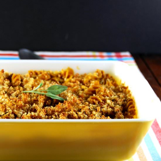 Vegan Butternut Squash Pasta Bake