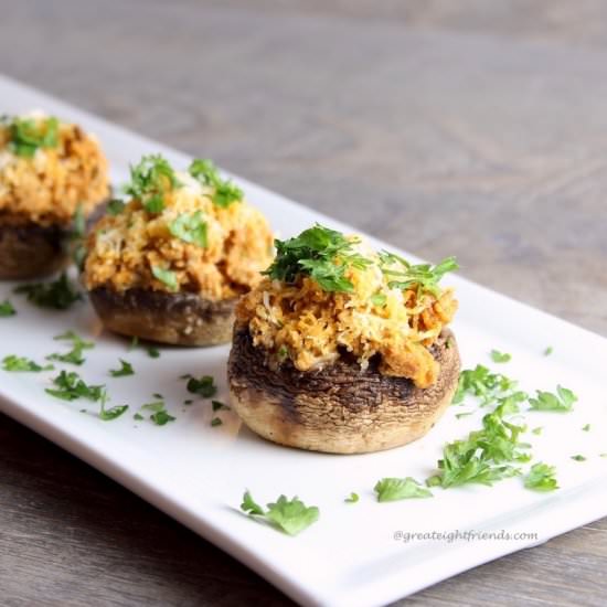 Savory Sausage Stuffed Mushrooms