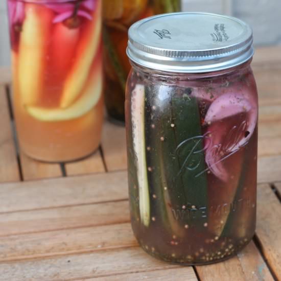 Easy Fridge Pickles
