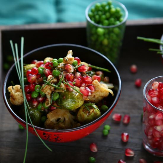 Moroccan Roasted Brussels Sprouts