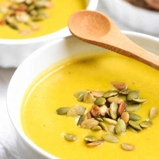 Gluten-free Vegan Pumpkin Soup