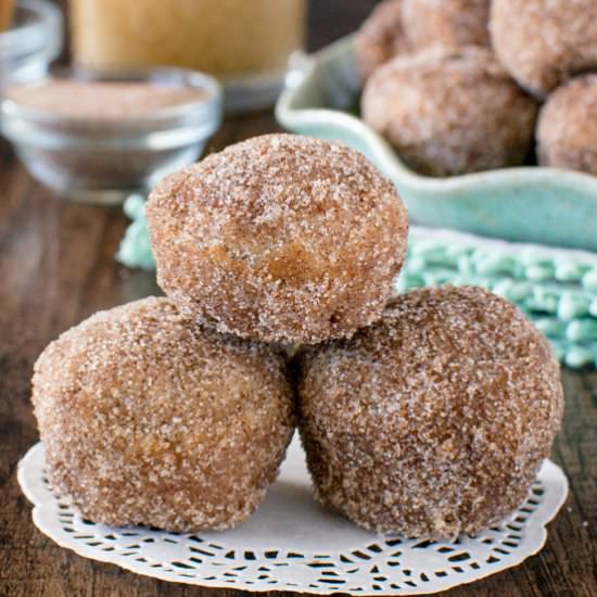 Cinnamon Sugar Apple Donut Holes