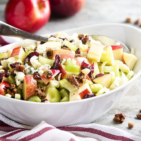 Pecan, Blue Cheese & Apple Salad