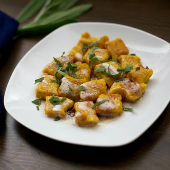 Pumpkin Gnocchi Brown Butter & Sage