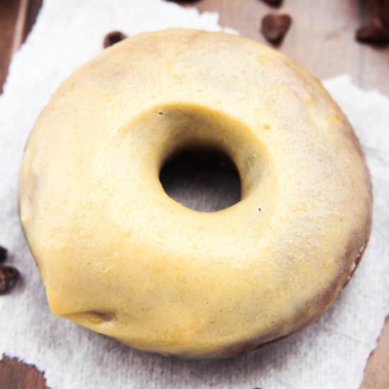 Dark Chocolate Peanut Butter Donuts