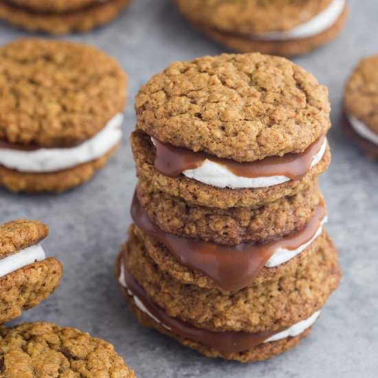 Pumpkin Oatmeal Cream Pies
