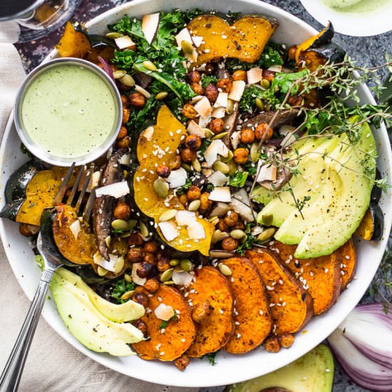 Sweet Potato & Kale Buddha Bowl
