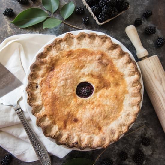 Homemade Blackberry Pie