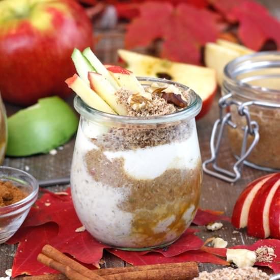 Apple Cider Overnight Oats Parfait