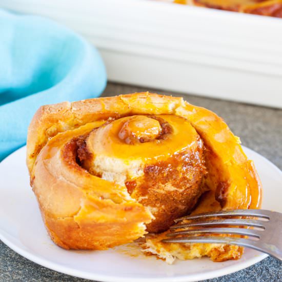 Pumpkin Cinnamon Rolls