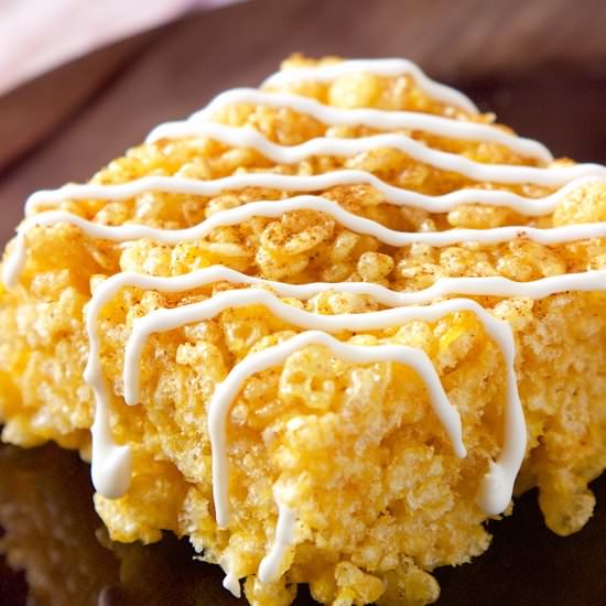 Pumpkin Spice Krispy Treats