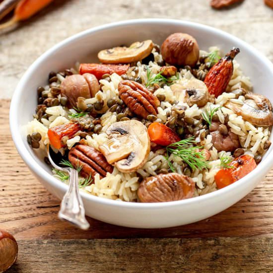 Fall Forest Salad