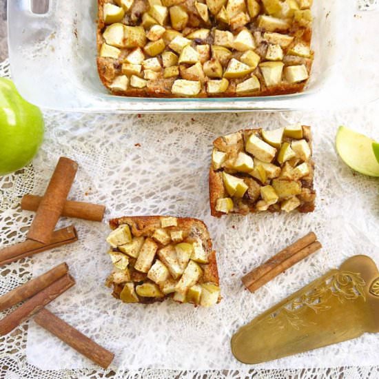 Paleo Apple Chocolate Chip Blondies