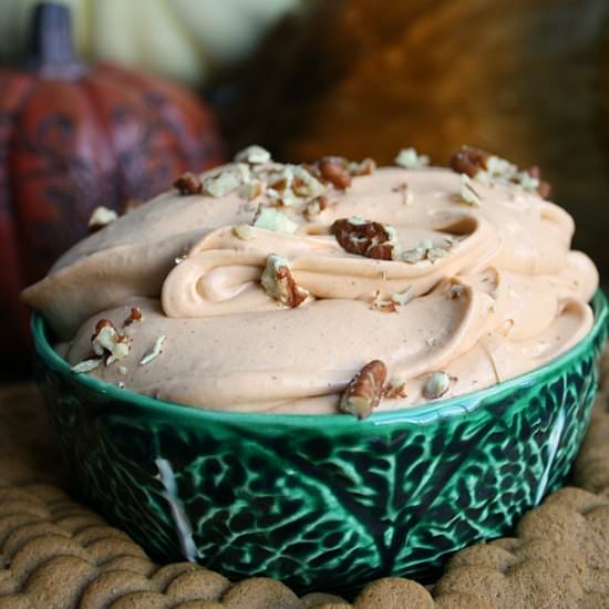 No Bake Pumpkin Fluff Dip