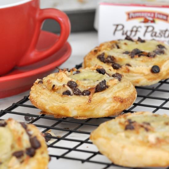 Banana-Chocolate Swirls