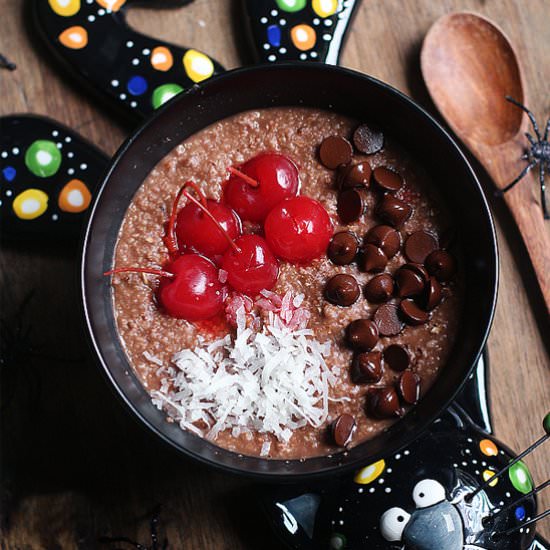 Coconut Black Forest Oatmeal