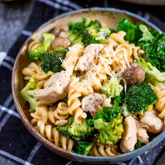 One Pot Chicken Broccoli Pasta