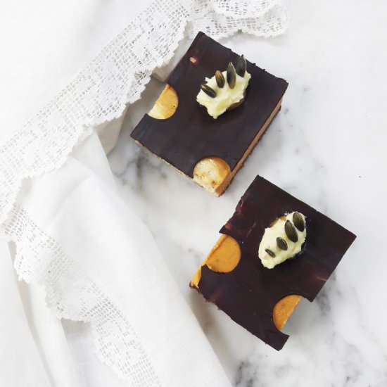 Pumpkin Cheesecake Bars