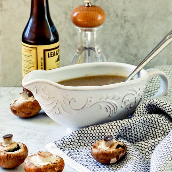 vegetarian mushroom gravy