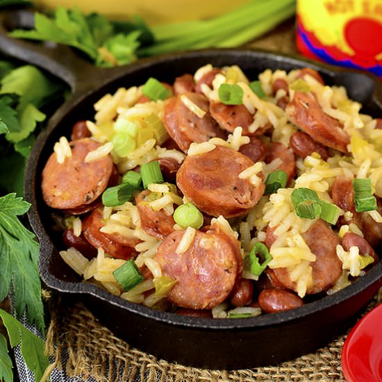 One Pot Red Beans and Rice