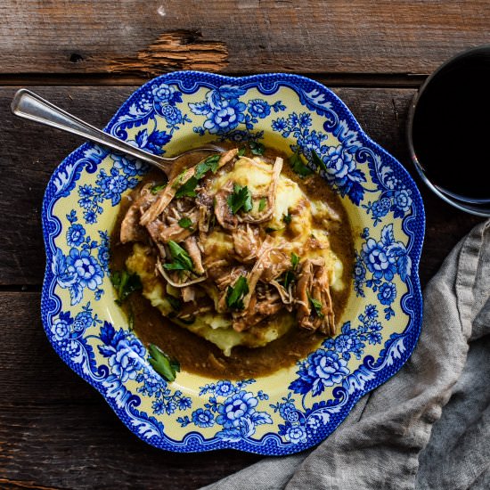 Slow Cooker Mustard Marsala Chicken