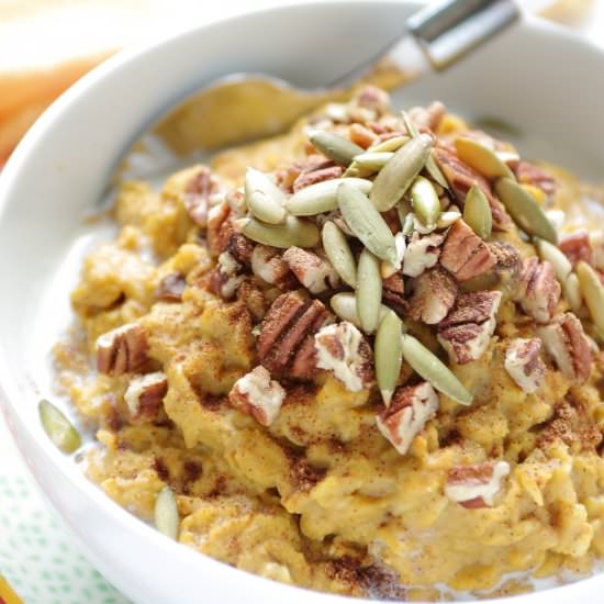 Pumpkin Pecan Oatmeal
