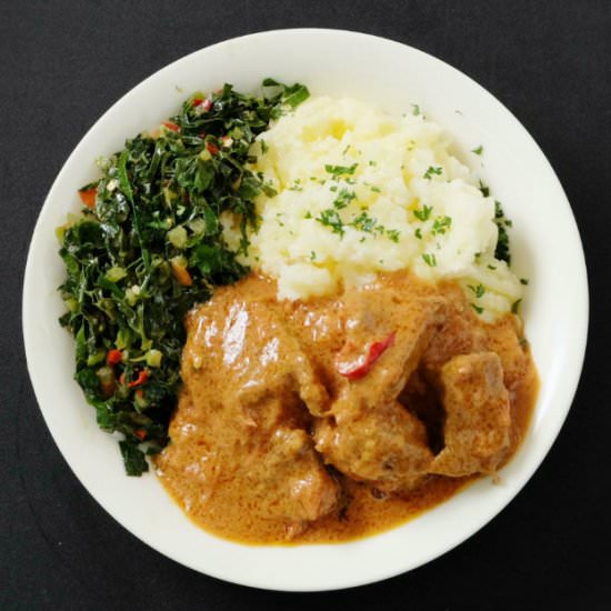 Spicy African Beef Beef Nut Stew