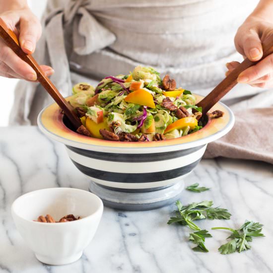 Autumn Brussels Sprouts Slaw
