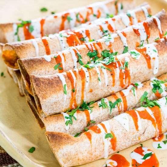 Chicken Enchilada Taquitos
