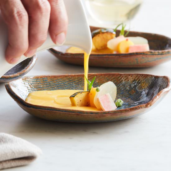 Fall Kabocha and Millet Miso Soup