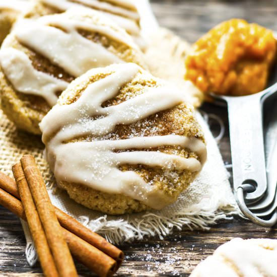 Snickerdoodle Pumpkin Cookies