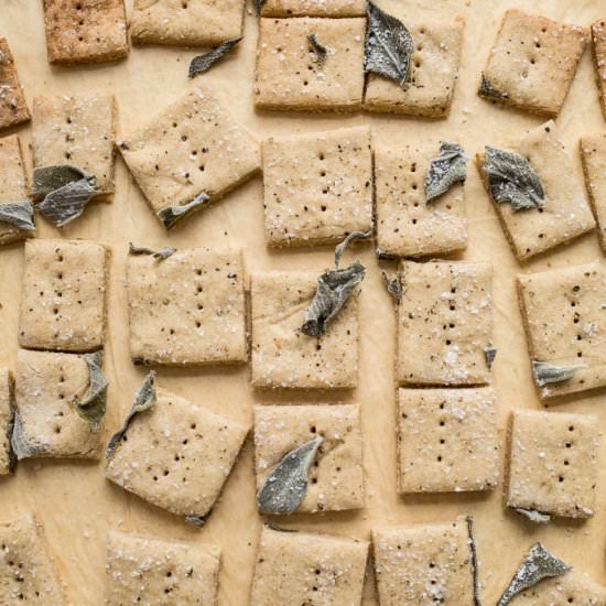 Savory Oat Crackers