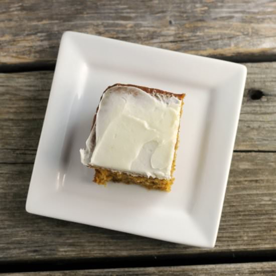 Easy Pumpkin Bars