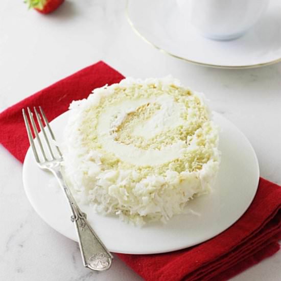 Coconut Cake Roll