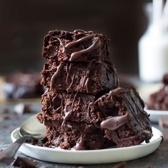 Fudgy Sweet Potato Brownies