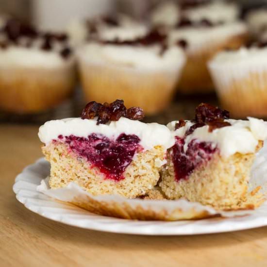 Cranberry Bliss Cupcakes