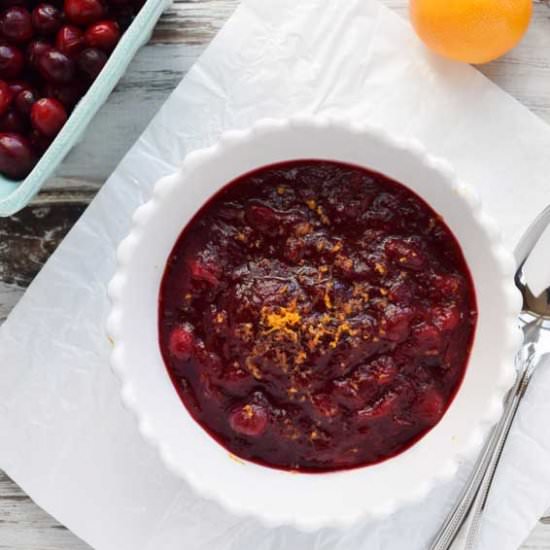 Cranberry Pomegranate Sauce