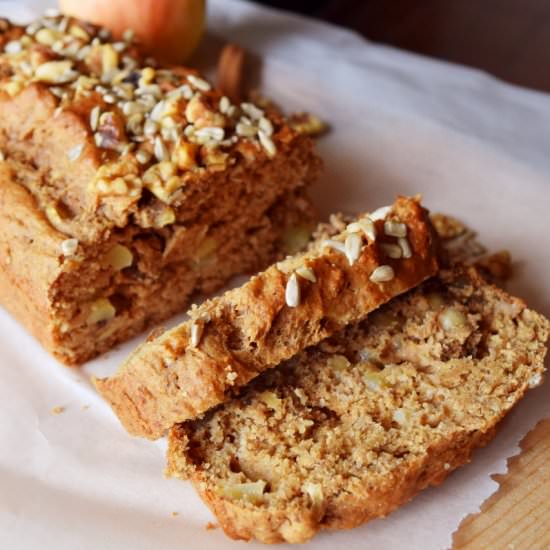 Apple Walnut Cinnamon Bread