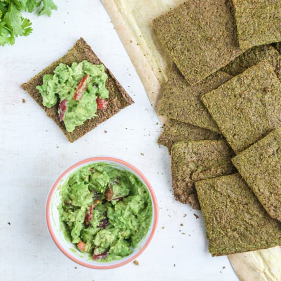 Healthy Kale Crackers