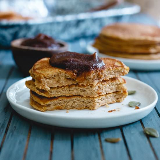 Pumpkin Protein Pancakes