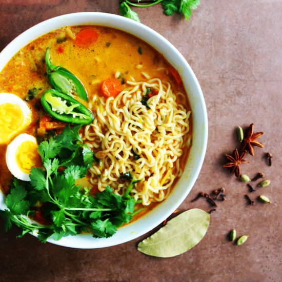 Chicken Kurma Inspired Ramen