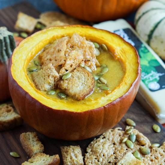 Pumpkin Cheese Soup