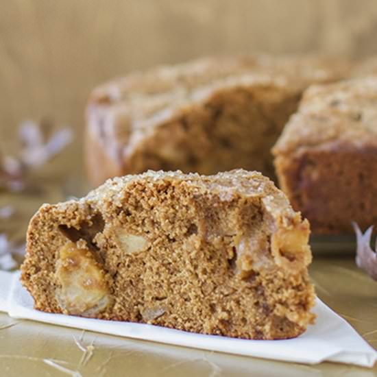 Caramelised Apple and Pear Cake