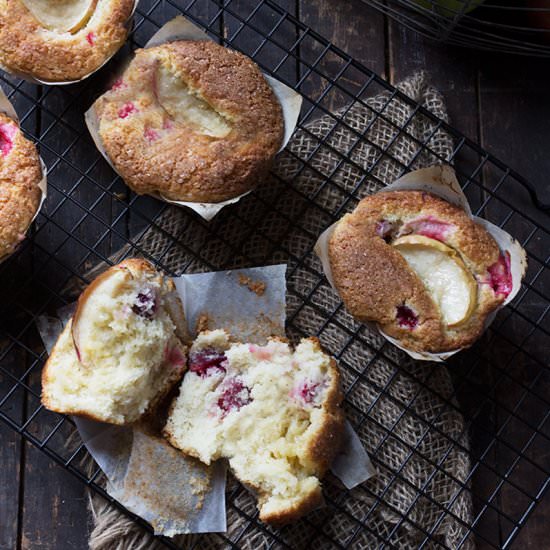 Cranberry Vanilla Muffins