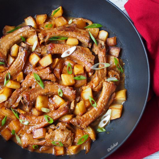 Braised Pineapple Pork Ribs