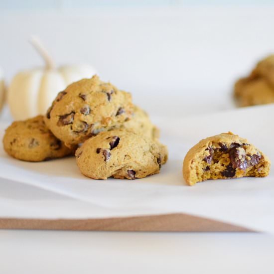 Pumpkin Chocolate Chip Cookies